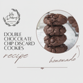 Double Chocolate Chip Discard Cookies E-Recipe