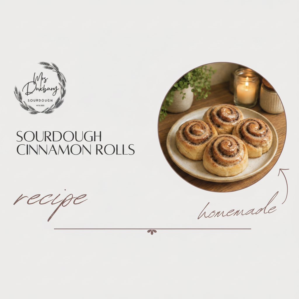 E-Recipe | Sourdough Cinnamon Rolls