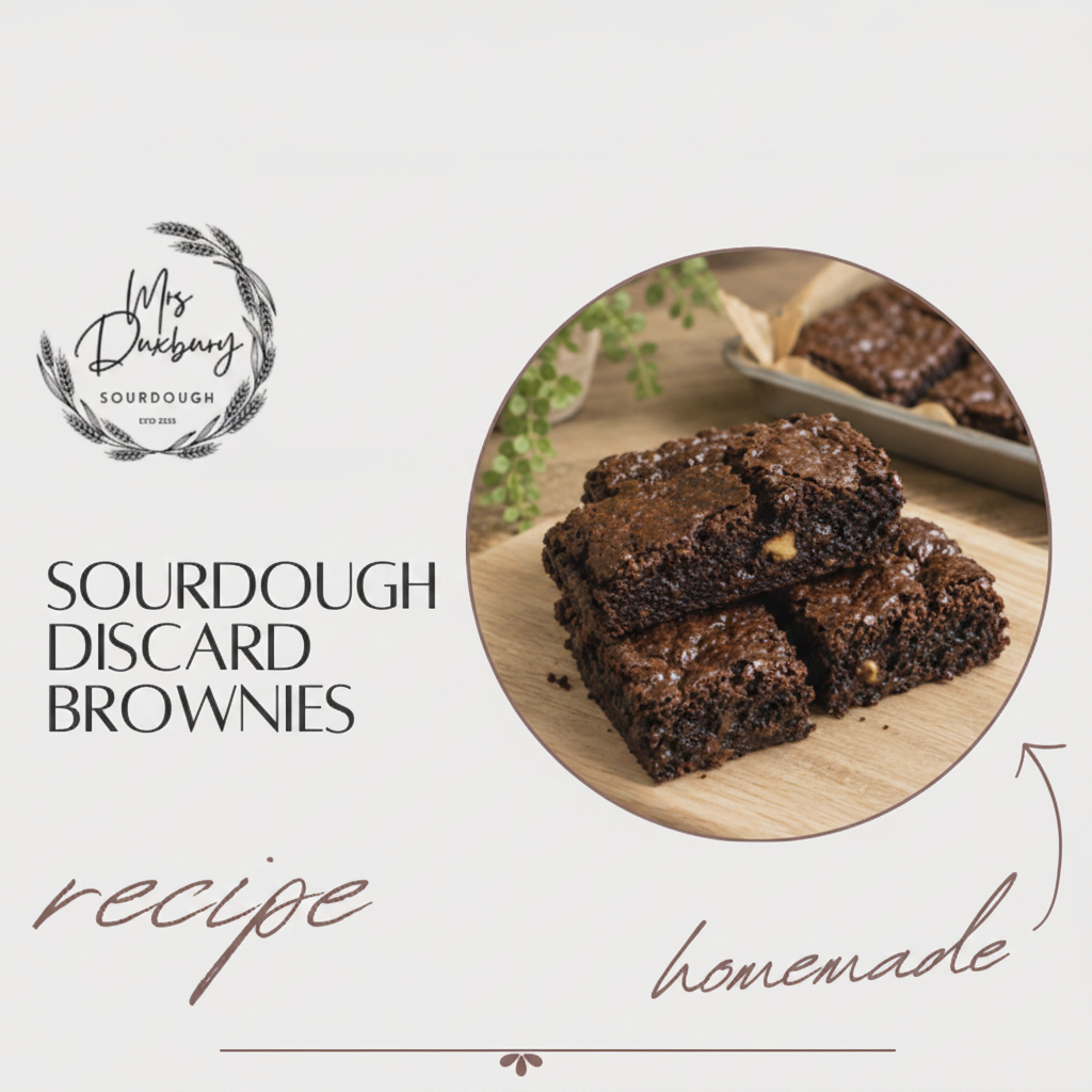 E-Recipe | Sourdough Discard Brownies